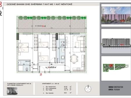 Shitet apartament 1+1 Paskuqan